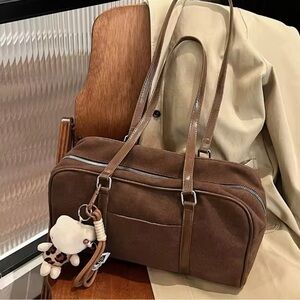 Brown Leather Tote Bag